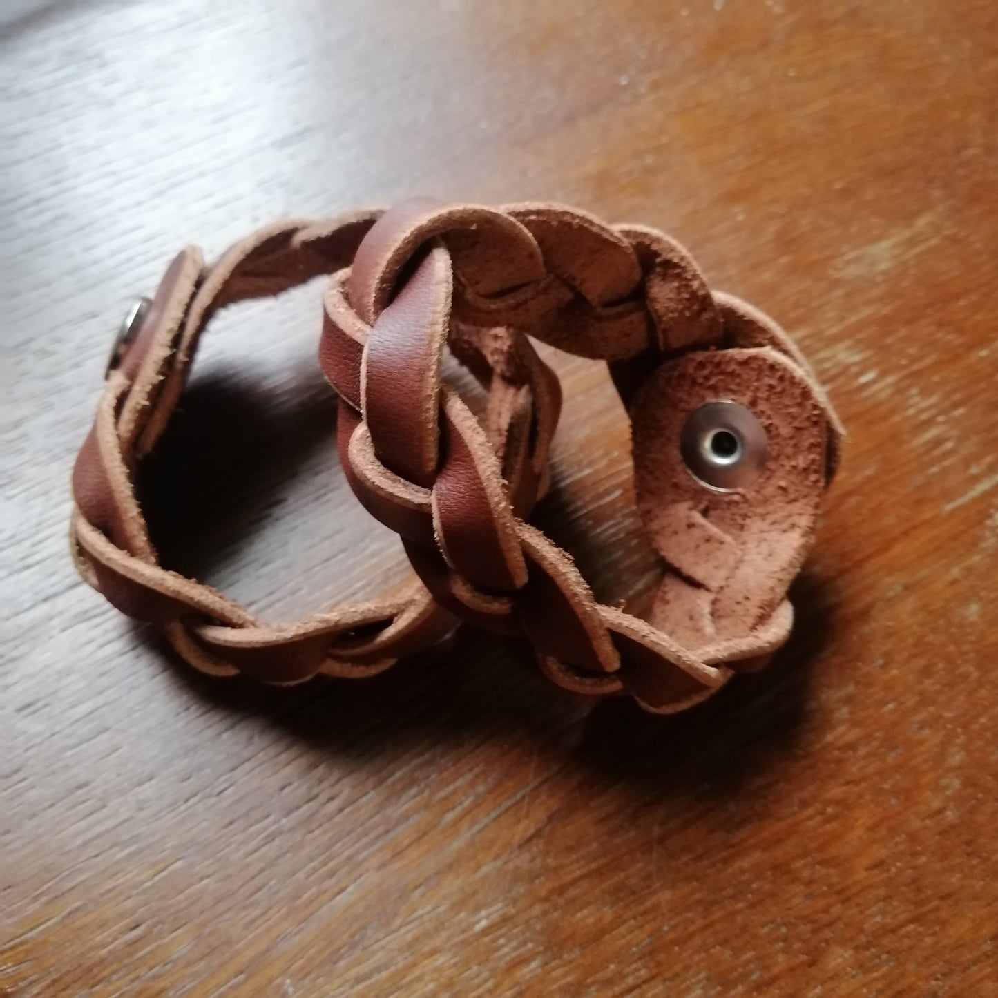 Läderarmband Fläta